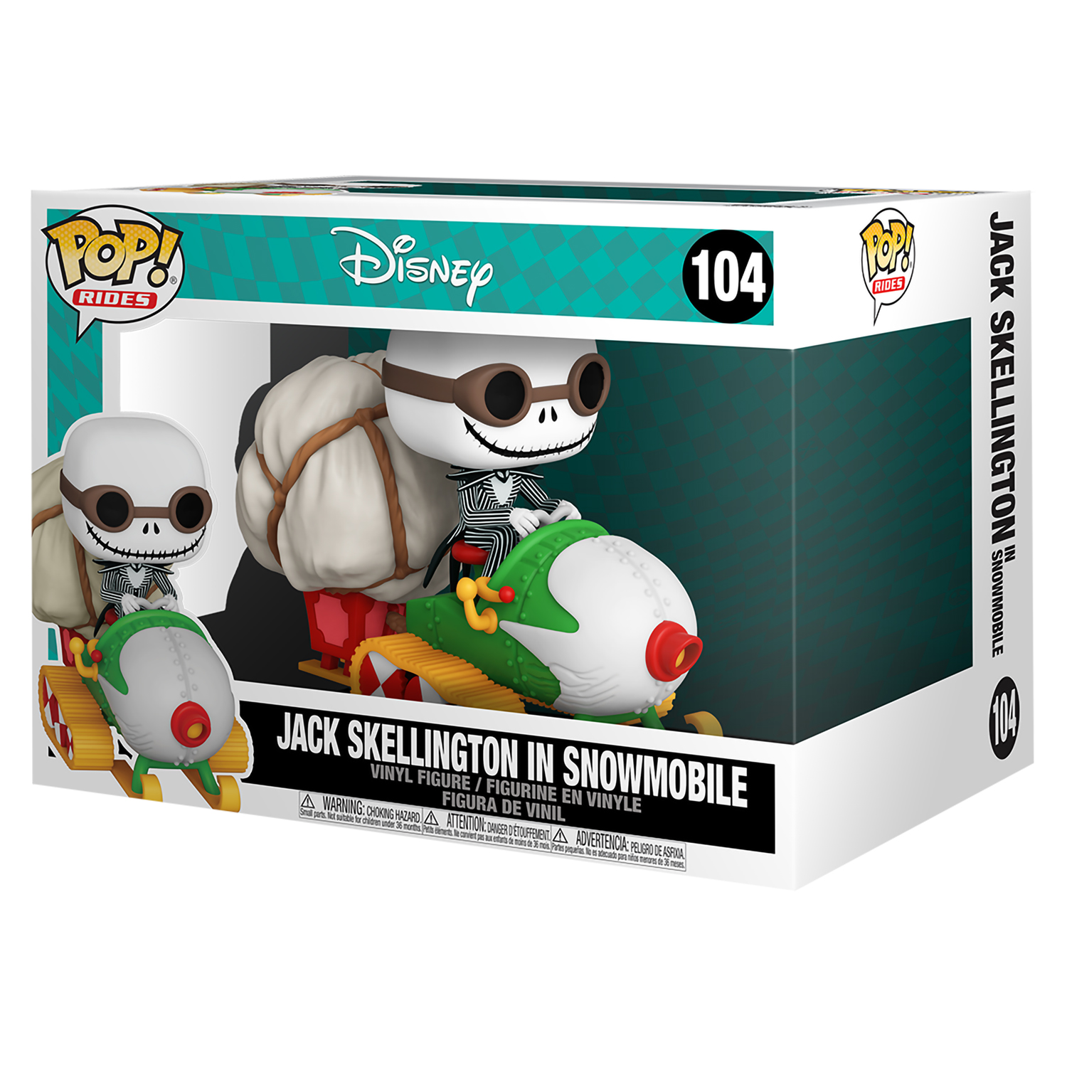 Фигурка Funko POP! Rides Disney NBC Jack With Goggles Snowmobile (Fun25491144)