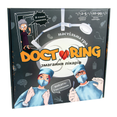 Настольная игра Strateg Doctoring - соревнования врачей на украинском языке (30916)