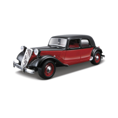 Автомодель Bburago Citroen 15 cv ta (1938) (асорті чорний, червоно-чорний, 1:24) (18-22017)