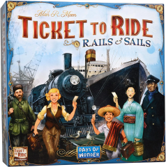 Настольная игра Ticket to Ride: Rails & Sails (Билет на поезд: Рельсы и Паруса) (англ)