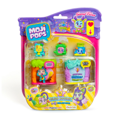 Moji Pops Game Set "Party" - Game Rooms (4 цифры, аксессуары)