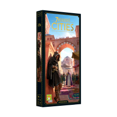 Настільна гра Asmodee 7 Чудес. Міста (Додаток, нова версія) (7 Wonders. Cities) (англ.)