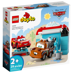 Конструктор LEGO Развлечения Молнии МакКвина и Сырника на автомойке (10996)