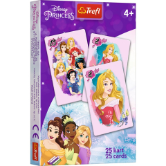 Гральні карти - (25 карт) - "Чарівні принцеси" /Trefl