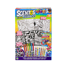 Ароматный набор для творчества - смешные раскраски (маркеры, карандаши, раскраски)