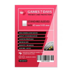 Протектори для карт Games7Days 50 micron 43x65 (Standard quality) (GSD-014365)
