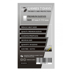 Протекторы для карт Games7Days 90 micron 61x112 (Premium quality) (GSD-026111)