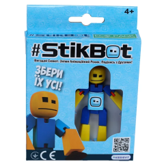 Фигурка для анимационного творчества STIKBOT (сине-желтый)
