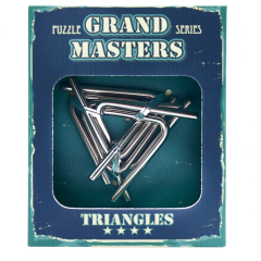 Металлическая головоломка Grand Master Puzzles TRIANGLES blue