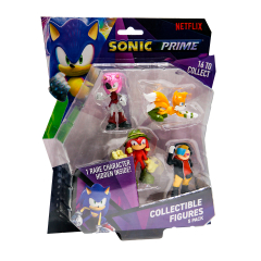 Sonic Prime Game Pigturine Set - Sklza Adventures (5 фигур, 6,5 см)