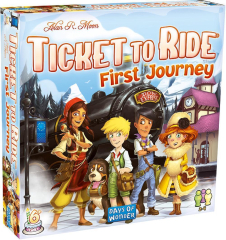 Настільна гра Days of Wonder Квиток на поїзд. Перша подорож (Ticket to Ride. First Journey) (англ.)