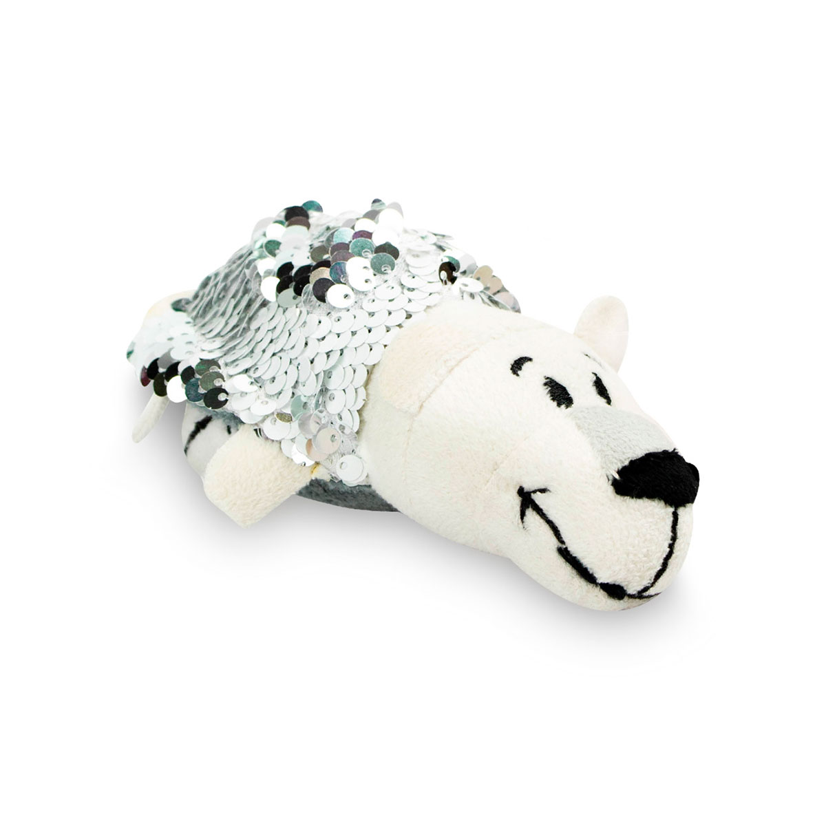 Мягкая игрушка с пайетками 2 в 1 ZooPriatki Хаски-Полярный Медведь (12 cm) (558IT-ZPR)