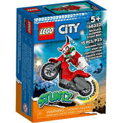 Конструктор LEGO Каскадерский мотоцикл Авантюрного скорпиона (60332)