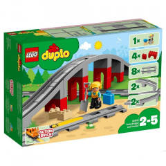Конструктор LEGO Железнодорожный мост и рельсы (10872)
