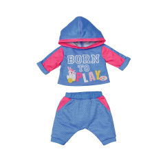 Набор одежды для куклы BABY born Спортивный костюм для бега (43 cm, голубой) (830109-2)