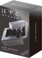 Металлическая головоломка Huzzle 6* Квартет (Huzzle Quartet)