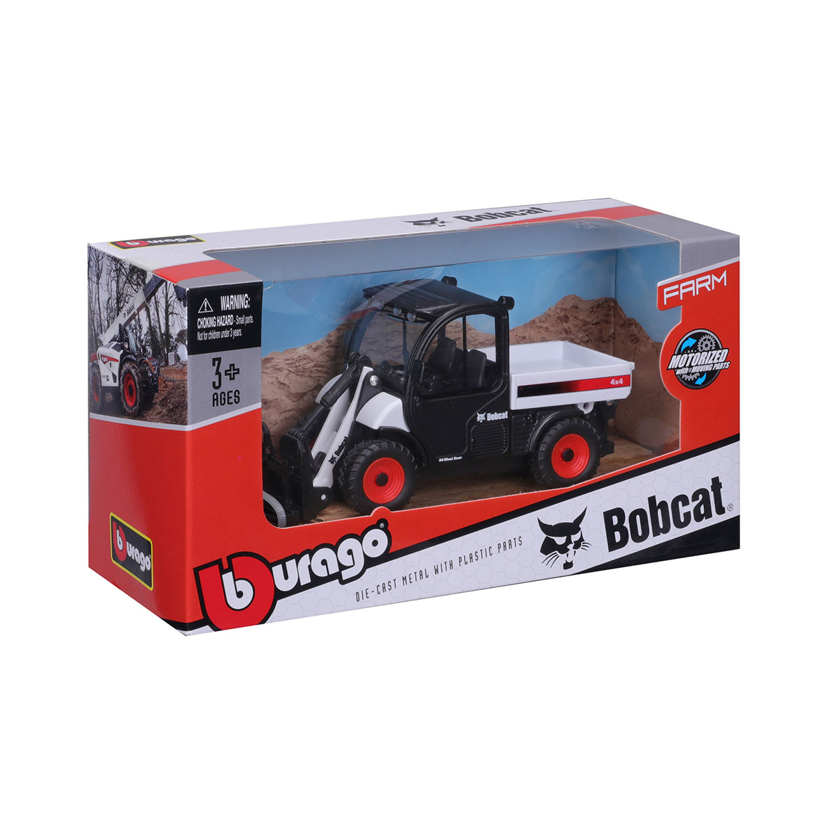 Модель Bburago Погрузчик Bobcat Toolcat 5600 (10 cm) (18-31806)