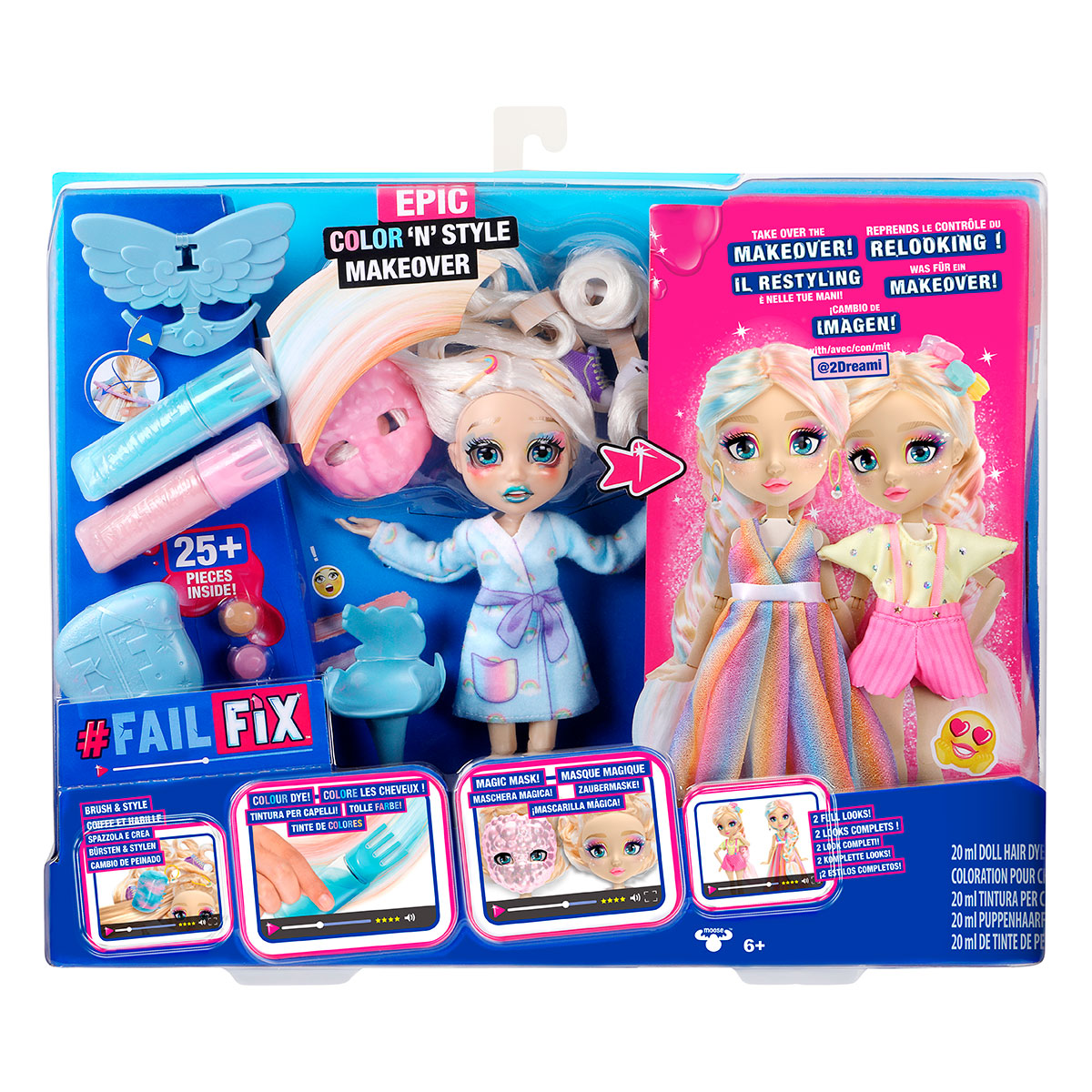 Игровой набор с куклой Failfix Эпичное перевоплощение (12808)