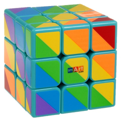 Зеркальный кубик Smart Cube Зеленый – Радужный