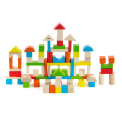 Кубики Viga Toys Кольорові блоки, 80 шт., 2,5 см (50333)
