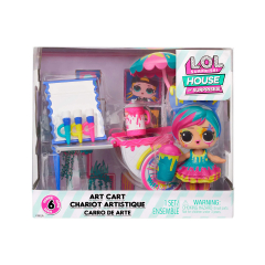 Игровой набор с куклой L.O.L. Surprise! Арт-тележка Художницы (583806)