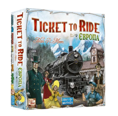 Квиток на потяг: Європа (Ticket to Ride: Europe) (UA) Lord Of Boards - Настільна гра (LOB2219UA)