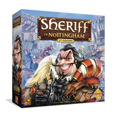 Настольная игра CMON Шериф Ноттингема 2-е издание (Sheriff of Nottingham 2nd Edition) (англ.) (SHF004)