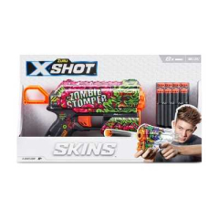 Скорострельный бластер X-SHOT Skins Flux Zombie Stomper (8 патронов)