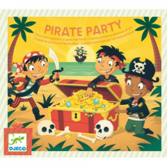 Дитячий ігровий набір для свята піратська вечірка djeco (вечірка принцес, vroom) (DJ02095)