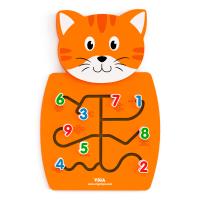 Бізіборд Viga Toys Котик з цифрами (50676)