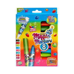 Набор ароматных маркеров для рисования цвета - цветовая магия (8+1 цвета)