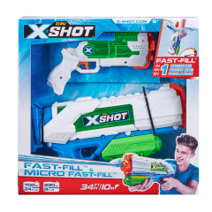 Набір водних бластерів Zuru X-Shot Fast Fill Medium And Small