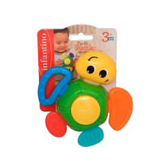 Іграшка-брязкальце Infantino "Різнокольорова черепашка"