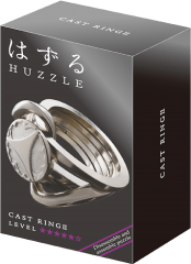 Металлическая головоломка Huzzle 5* Перстень-2 (Huzzle Ring II)