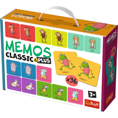 Настільна гра - Мемос Класичні плюс 36 карт Рухайся та грай