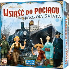 Настільна гра Ticket to Ride: Dookoła Świata (Навколо світу) або (Квиток на Поїзд Rails &amp; Sails, Рейки та Вітрила) (польська версія)