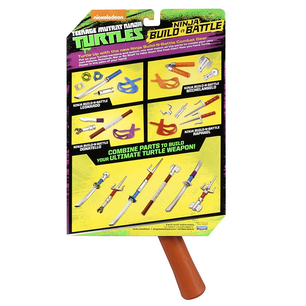 Набор игрушечного оружия TMNT Черепашки-Ниндзя Двойная Сила - Снаряжение Донателло (92450)