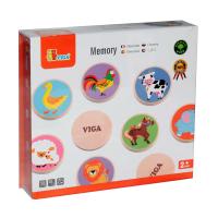 Настольная игра Viga Toys Мемори-животные, 32 карты (51308)