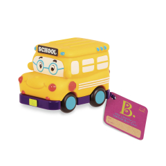 Машинка інерційна Battat ʼКумедний автопаркʼ - Шкільний автобус (BX1495Z)