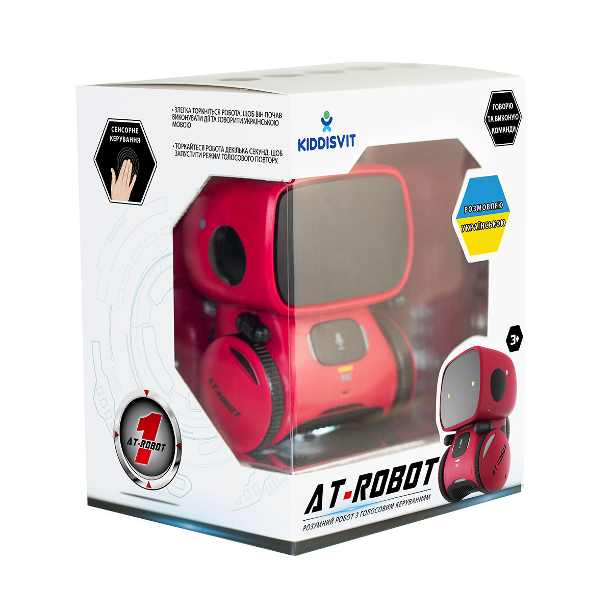 Интерактивный робот AT-Robot AT-ROBOT (красный, озвуч.укр.) (AT001-01-UKR)