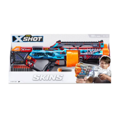 Скорострельный бластер X-SHOT Skins Last Stand Apocalypse (16 патронов)