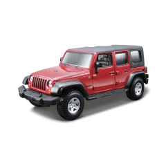 Авто-конструктор Bburago Jeep Wrangler Unlimited Rubicon (червоний, 1:32) (18-45121)