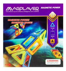 Магнітний конструктор MagPlayer 20 од. (MPA-20)
