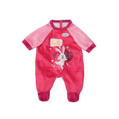Детская кукольная одежда - розовый комбинезон (43 см)
