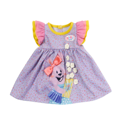 Одяг для ляльки BABY born Мила сукня (фіолетова) (828243-2)