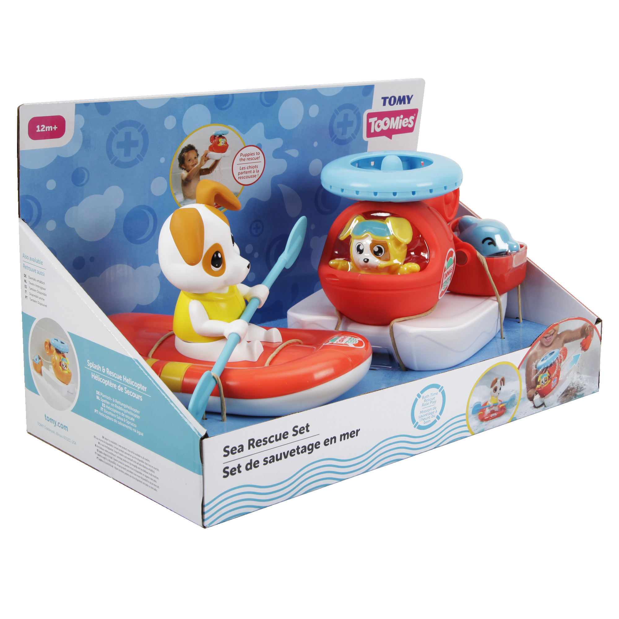 Іграшки для ванної Toomies Човен і гелікоптер (E73307)
