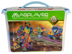 Магнітний конструктор MagPlayer 198 од. (MPT-198)