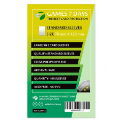 Протекторы для карт Games7Days 50 micron 70x120 (Standard quality) (GSD-017012)