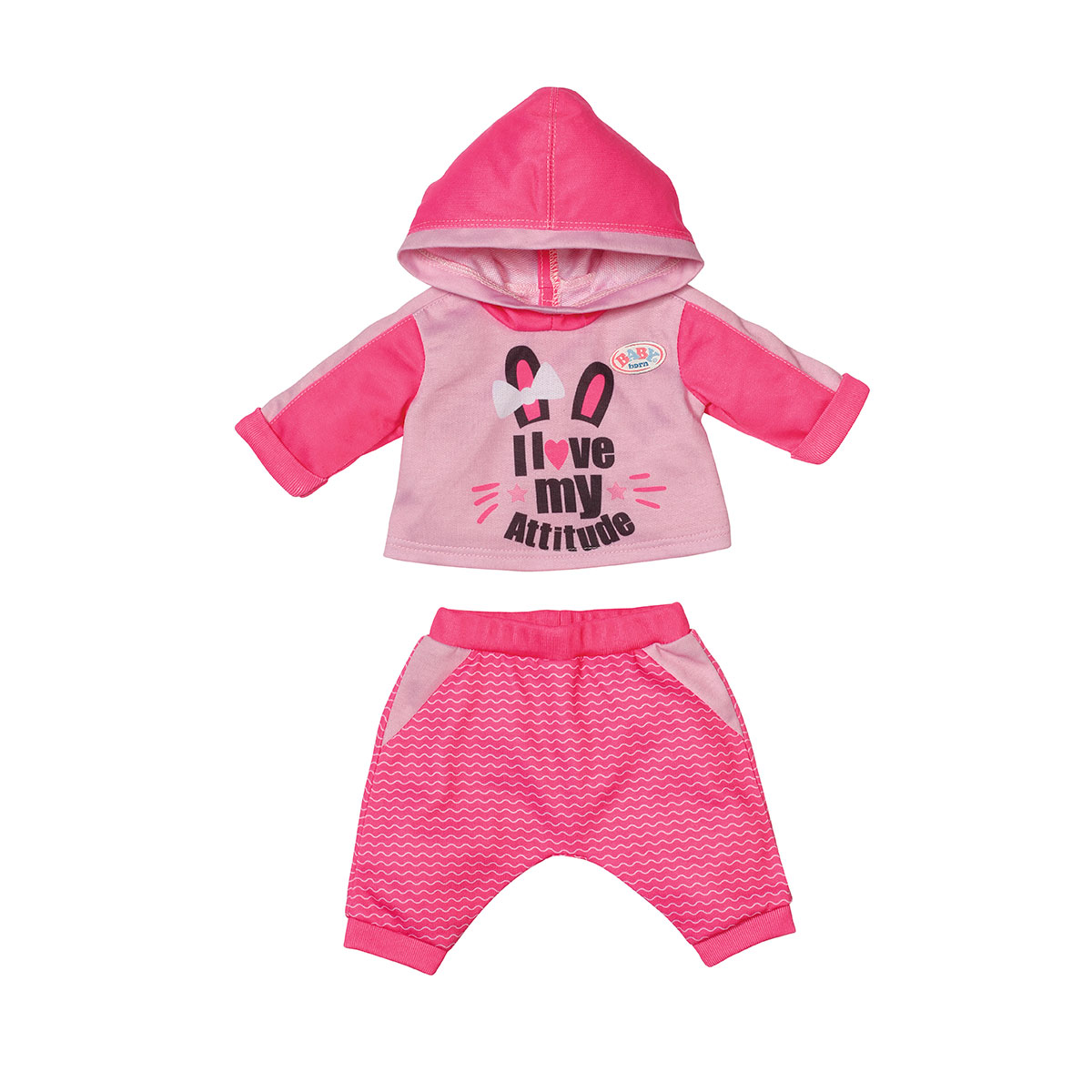 Набор одежды для куклы BABY born Спортивный костюм для бега (43 cm, розовый) (830109-1)
