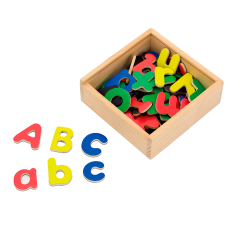 Набор игрушек VIGA Магнитные буквы британские и маленькие 52 ПК. (50324)